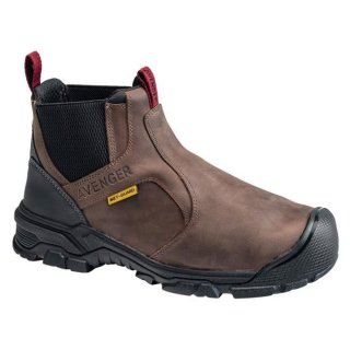 Canada Outlet Avenger Men's Ripsaw Alloy Toe Waterproof Romeo Met Guard Boots-Brown