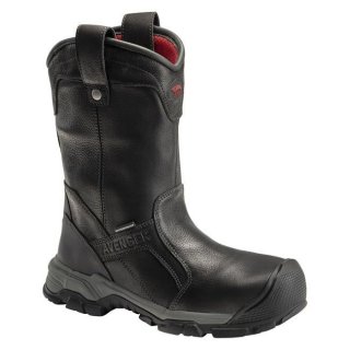 Canada Outlet Avenger Men's Ripsaw Wellington Alloy Toe Waterproof Boots-Black