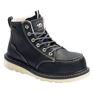 Canada Outlet Avenger Women's 6" Wedge Carbon Toe Waterproof Moc Toe Boots-Black