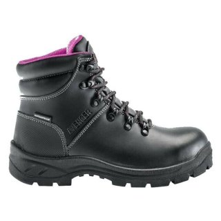 Canada Outlet Avenger Women's Builder MID Steel Toe Waterproof Boots-Black
