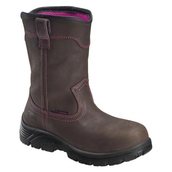 Canada Outlet Avenger Women's 7146 Composite Toe Waterproof Boots-Brown