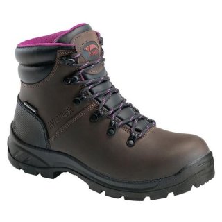 Canada Outlet Avenger Women's 6" Builder Steel Toe EH Waterproof Boots-Brown