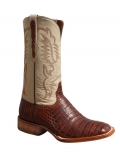 Quick Ship Black Jack Men's Burnished Barnwood Caiman Belly Boots - Multi