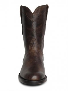 Quick Ship Black Jack Men's Chocolate Mad Dog Goat Roper Boots - Brown