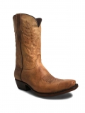 Quick Ship Black Jack Men's Tan Mad Dog Goat Boots - Brown