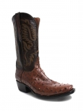 Quick Ship Black Jack Men's Kango Tobacco Full Quill Ostrich Boots - Brown