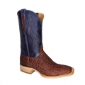 Quick Ship Black Jack Men's Vintage Chestnut Elephant Cowboy Boots - Brown