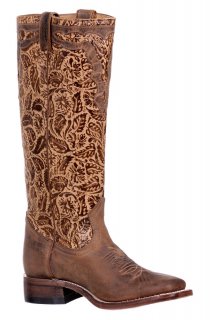 Boulet Women's Leather Sole - Stovepipe - Wide Square Toe |Canada Outlet
