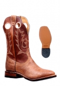Boulet Men's Rider Sole Tan - Full Round toe |Canada Outlet