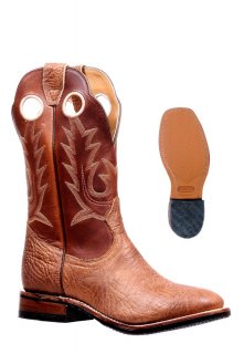 Boulet Men's Rider Sole Tan - Full Round toe |Canada Outlet
