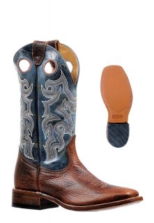 Boulet Men's Rider Sole Tan - Wide Square Toe |Canada Outlet