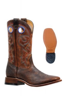 Boulet Men's Rider Sole Tan - Wide Square Toe |Canada Outlet