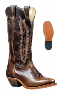 Boulet Women's Rider Sole Tan - Medium Cowboy Toe |Canada Outlet