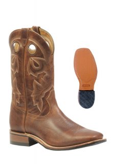 Boulet Men's Rider Sole Tan - Wide Square Toe |Canada Outlet