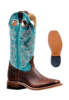 Boulet Women's Rider Sole Tan - Wide Square Toe |Canada Outlet