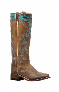 Boulet Women's Leather Sole - Stovepipe - Wide Square Toe |Canada Outlet