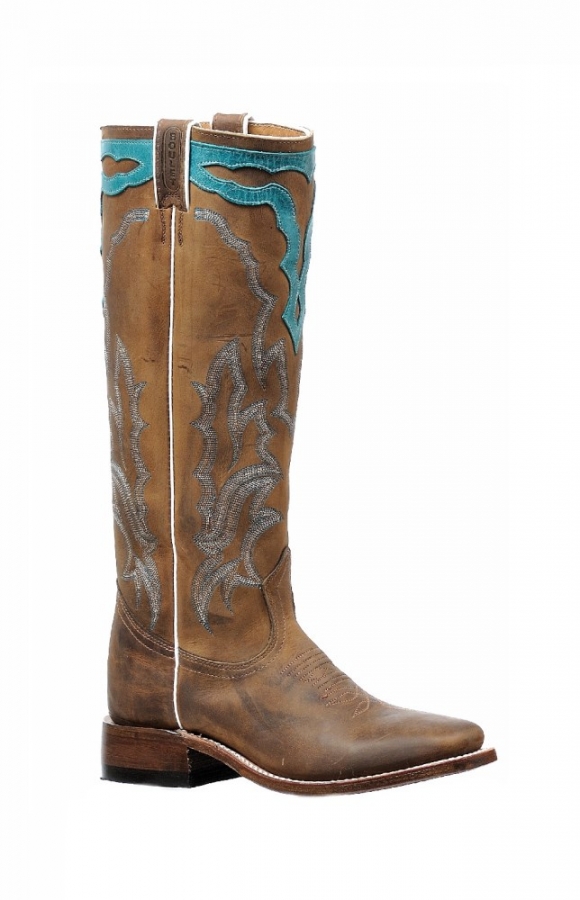 Boulet Women's Leather Sole - Stovepipe - Wide Square Toe |Canada Outlet