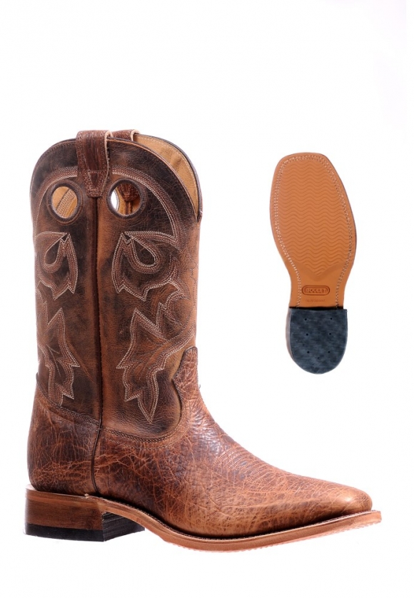 Boulet Men's Rider Sole Tan - Wide Square Toe |Canada Outlet