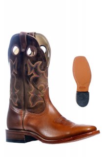 Boulet Men's Rider Sole Tan - Wide Square Toe |Canada Outlet
