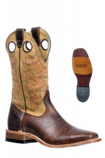 Boulet Men's Injected Leather Soles - Wide Square Toe |Canada Outlet