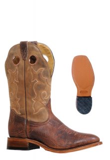 Boulet Men's Rider Sole Tan - Full Round toe |Canada Outlet