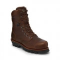 CHIPPEWA HONCHO WATERPROOF WORK BOOTS - COMPOSITE TOE-BROWN