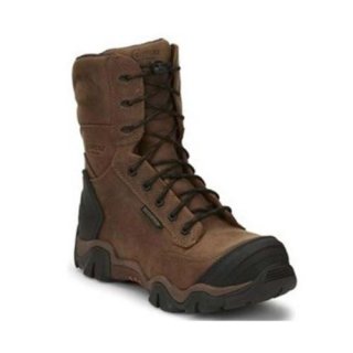 CHIPPEWA CROSS TERRAIN WATERPROOF WORK BOOTS - NANO COMPOSITE TOE-BROWN