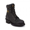 CHIPPEWA INSULATED COMPOSITE TOE LOGGER WORK BOOTS-BLACK