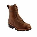 CHIPPEWA STEEL TOE 8" LOGGER WORK BOOTS-BAY APACHE