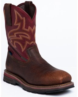 New Arrivals Cody James Men's ASE7 Disruptor Waterproof Western Work Boots - Nano Composite Toe | Brown