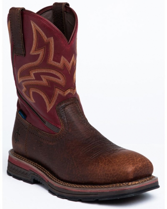 New Arrivals Cody James Men's ASE7 Disruptor Waterproof Western Work Boots - Nano Composite Toe | Brown