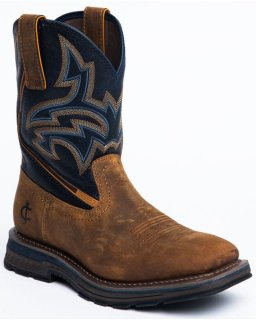 New Arrivals Cody James Men's Disruptor Western Work Boots - Soft Toe | Brown