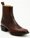 New Arrivals Cody James Men's Larsen Western Ankle Boots - Round Toe | Cognac