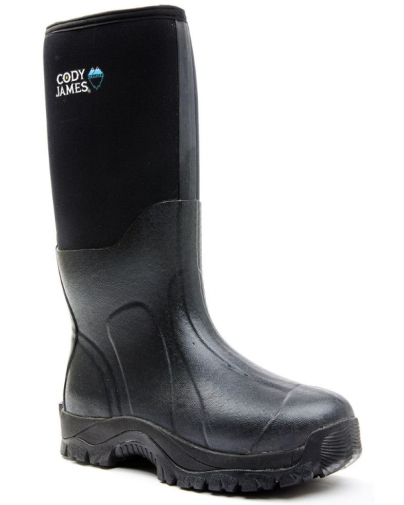 New Arrivals Cody James Men's Glacier Guard Insulated Rubber Boots - Soft Toe | Black