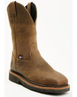 New Arrivals Cody James Men's Pull-On Waterproof Work Boots - Composite Toe | Brown