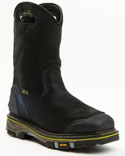 New Arrivals Cody James Men's Waterproof Met Guard Western Work Boots - Composite Toe | Black