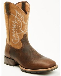 New Arrivals Cody James Men's Ranger Performance Western Boots - Broad Square Toe | Brown