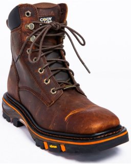 New Arrivals Cody James Men's 8" Decimator Work Boots - Soft Toe | Brown