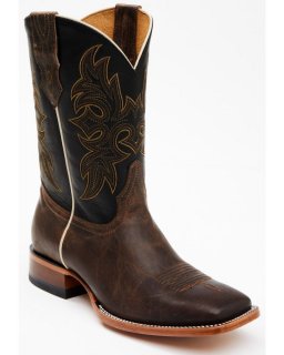 New Arrivals Cody James Men's Willow Western Boots - Broad Square Toe | Brown