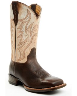 New Arrivals Cody James Men's Hoverfly Western Performance Boots - Broad Square Toe | Cream