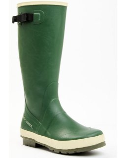 New Arrivals Cody James Men's 17" Rubber Waterproof Work Boots - Round Toe | Green