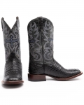 New Arrivals Cody James Men's Caiman Embroidered Exotic Boots - Broad Square Toe | Black