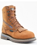 New Arrivals Cody James Men's Disrupter Lacer Waterproof Work Boots - Composite Toe | Brown