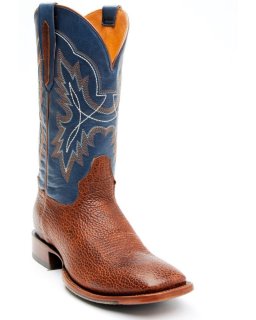 New Arrivals Cody James Men's Whiskey Blues Western Performance Boots - Broad Square Toe | Blue