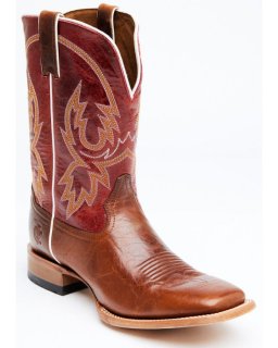 New Arrivals Cody James Men's Camden Western Boots - Broad Square Toe | Red