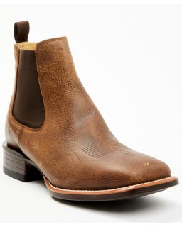 New Arrivals Cody James Men's Jones Chelsea Boots - Broad Square Toe | Tan