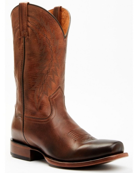 New Arrivals Cody James Men's Handcrafted Western Boots - Square Toe | Brown