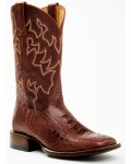 New Arrivals Cody James Men's Brandy Ostrich Leg Exotic Western Boots - Broad Square Toe | Red