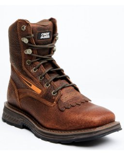 New Arrivals Cody James Men's 8" ASE7 Disruptor Work Boots - Soft Toe | Brown