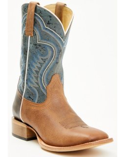 New Arrivals Cody James Men's Rover Blue Western Boots - Broad Square Toe | Blue
